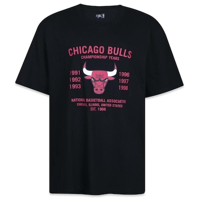 Camiseta New Era Nba Chicago Bulls All Building - Masculina - Foto 1