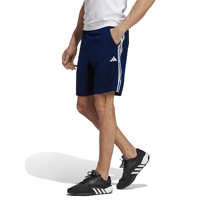 Shorts adidas Essentials Piquet 3-Stripes - Masculino - Foto 1