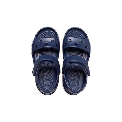 Sandália Crocs Bayaband Sandal - Infantil - Foto 4