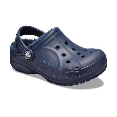 Sandália Crocs Baya Lined Clog K - Unissex - Foto 2