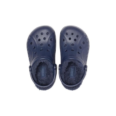 Sandália Crocs Baya Lined Clog K - Unissex - Foto 5