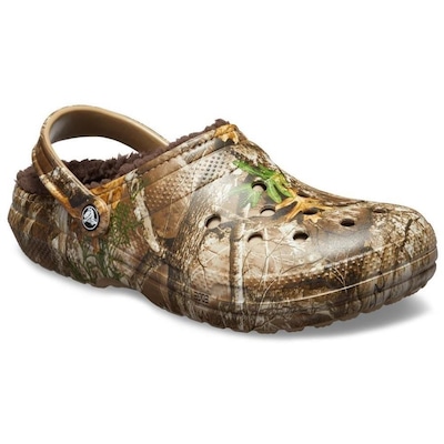 Sandália Crocs Clssc Lined Realtree Edge Clog - Unissex - Foto 2