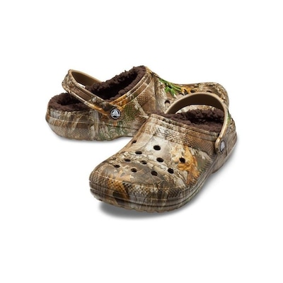 Sandália Crocs Clssc Lined Realtree Edge Clog - Unissex - Foto 3
