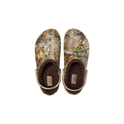 Sandália Crocs Clssc Lined Realtree Edge Clog - Unissex - Foto 4