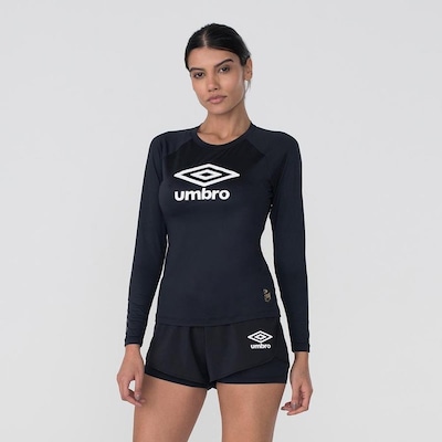 Camiseta Umbro Manga Longa Futevolei Graphic C. - Feminina - Foto 2