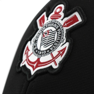 Boné Aba Curva Supercap Corinthians Patch Bordado Frontal Ottoman - Snapback - Adulto - Foto 6