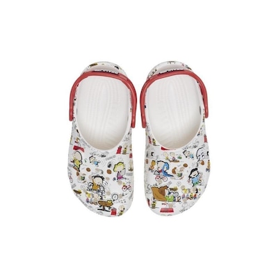 Sandália Crocs Classic Peanuts Clog T - Unissex - Foto 5