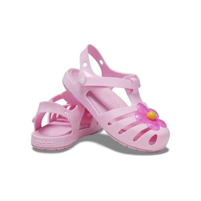 Sandália Crocs Isabella Charm Sandal T Flamingo - Feminina - Foto 4