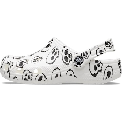Sandália Crocs Classic Skull Print Clog T - Unissex - Foto 3