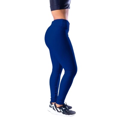 Kit Belmento: Calça Legging Arrastão + Calça Legging Básica Academia - Feminina - Foto 3