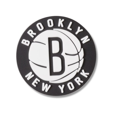 Jibbitz Crocs Nba Brooklyn Nets Unico - Unissex - Foto 1