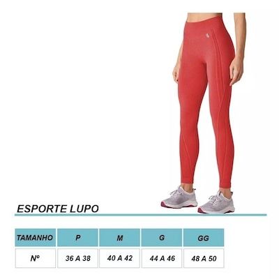 Calca Legging Lupo Af Seamless Basic - Feminina - Foto 4