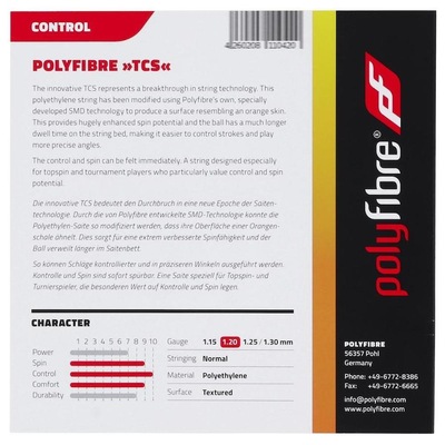 Corda para Raquete de Tênis Polyfibre Tcs 18L 1.20mm Set Individual - Foto 3
