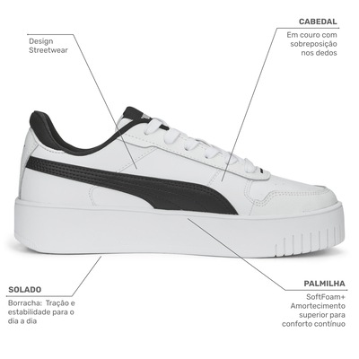 Tênis Puma Carina Street Bdp - Unissex - Foto 2