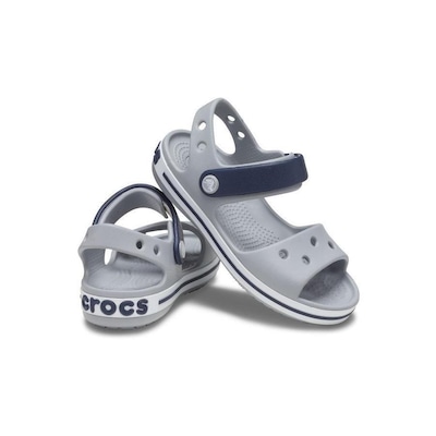 Sandália Crocs Crocband Sandal Kids Light - Infantil - Foto 4