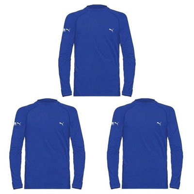 Kit Camisas Térmicas Puma Uv50+ Manga Longa - 3 Unidades - Infantil - Foto 1