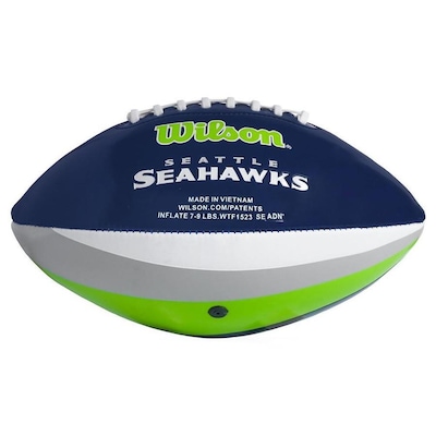 Bola de Futebol Americano Wilson Nfl Seatle Seahawks Mini - Foto 2