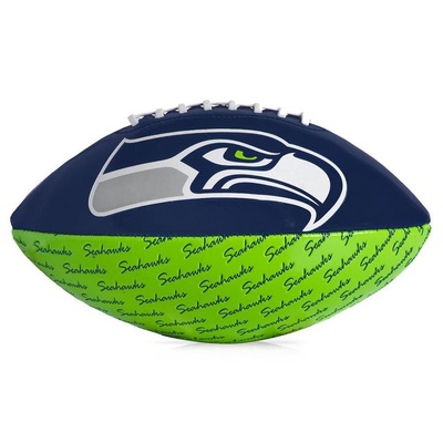 Bola de Futebol Americano Wilson Nfl Seatle Seahawks Mini - Foto 1