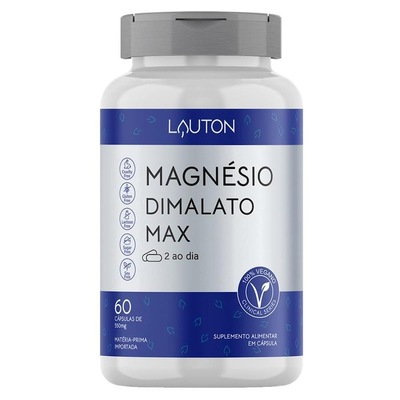 Magnésio Dimalato Max Lauton - 60 Caps - Foto 1