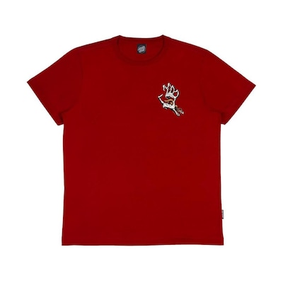 Camiseta Santa Cruz Bone Hand - Masculina - Foto 1