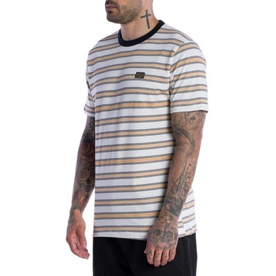 Camiseta Rvca Leaman Stripe - Masculina - Foto 2