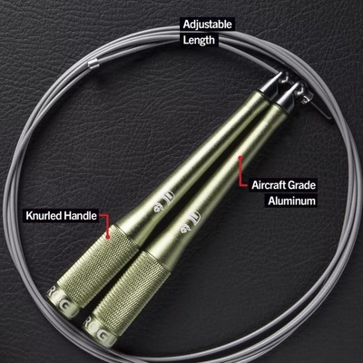 Corda de Pular Rogue Sr-2 Josh Bridges Speed Rope 3.0 - 3 metros - Foto 3
