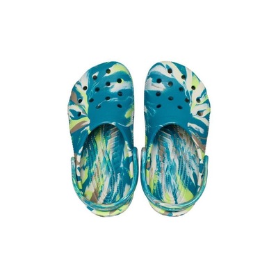 Sandália Crocs Classic Marbled Clog Juvenil - Infantil - Foto 5