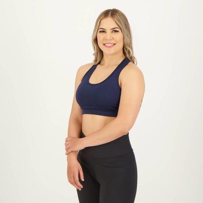 Top Fitness com Bojo Removível Selene Básico - Feminino - Foto 1