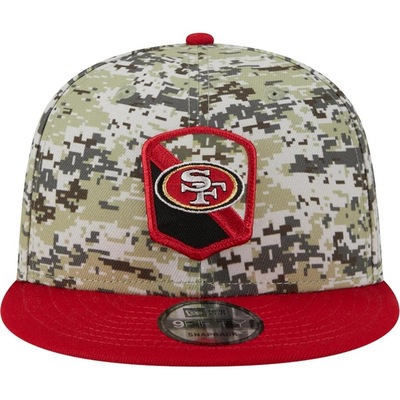 Boné Aba Reta New Era 9Fifty Salute To Service San Francisco 49Ers - Snapback - Adulto - Foto 3