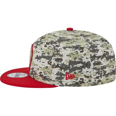 Boné Aba Reta New Era 9Fifty Salute To Service San Francisco 49Ers - Snapback - Adulto - Foto 4