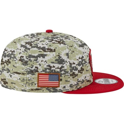 Boné Aba Reta New Era 9Fifty Salute To Service San Francisco 49Ers - Snapback - Adulto - Foto 5
