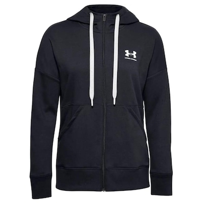 Blusão de Moletom com Capuz Under Armour Rival Fleece Fz Hoodie - Feminino - Foto 1