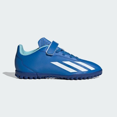 Chuteira Society adidas adidas X Crazyfast.4 Tira Aderente - Infantil - Foto 2