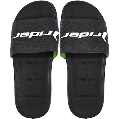 Chinelo Rider Free Ii Tira Grossa Slide - Masculino - Foto 1