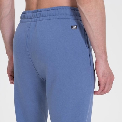 Calça New Balance Essentials Basic sem Felpa - Masculina - Foto 5