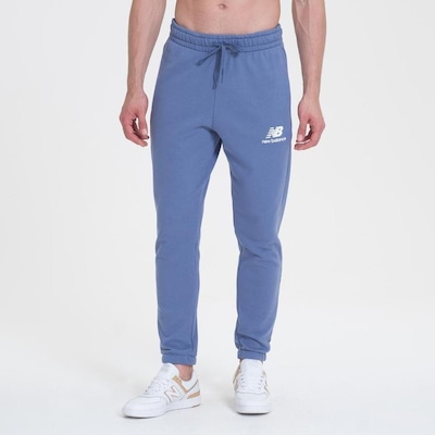 Calça New Balance Essentials Basic sem Felpa - Masculina - Foto 1