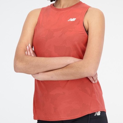 Camiseta Regata New Balance Q Speed Jacquard - Feminina - Foto 5