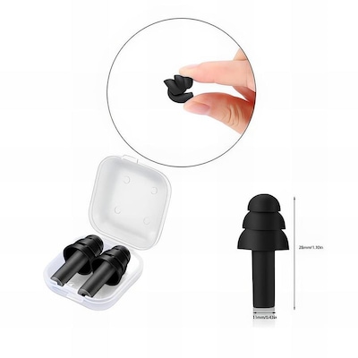 Kit Máscara de Natação Gold Sports Silicone Confort Hd - Touca Pu e Protetor Nasal e Ouvido - Adulto - Foto 5