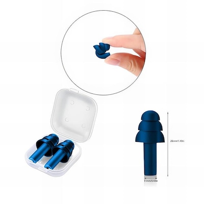 Kit Máscara de Natação Gold Sports Silicone Confort Hd - Touca Pu e Protetor Nasal e Ouvido - Adulto - Foto 3