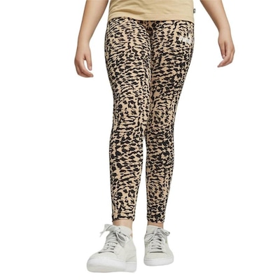 Calça Legging Puma Ess+ Animal Aop - Infantil - Foto 1