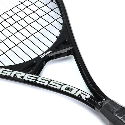 Raquete de Tênis Wilson Aggressor 112 Tns Racket 3 - Adulto - Foto 4