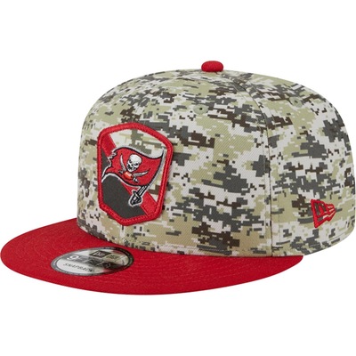Boné Aba Reta New Era 9Fifty Salute To Service Tampa Bay Buccaneers - Masculino - Foto 2
