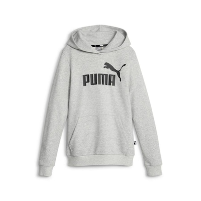 Blusão de Moletom com Capuz Puma Essentials Logo - Infantil - Foto 1