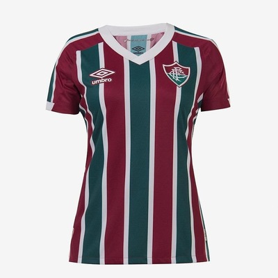 Camisa do Fluminense I 2022 Torcedora Oficial Umbro - Feminina - Foto 1