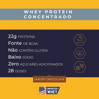 Whey Protein Ahead Sports 100% - Chocolate - 900G - Foto 6
