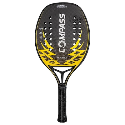 Raquete de Beach Tennis Compass Tuono 12K - Foto 1