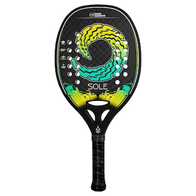 Raquete de Beach Tennis Compass Sole 12K - Foto 1
