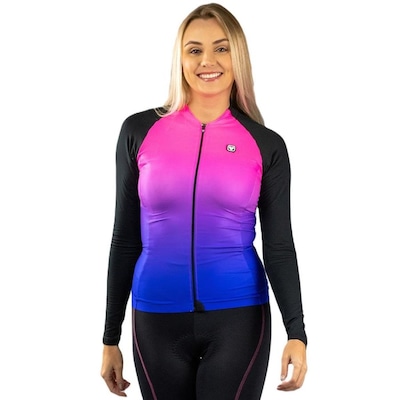 Camisa de Ciclismo Free Force Manga Longa - Feminina - Foto 3