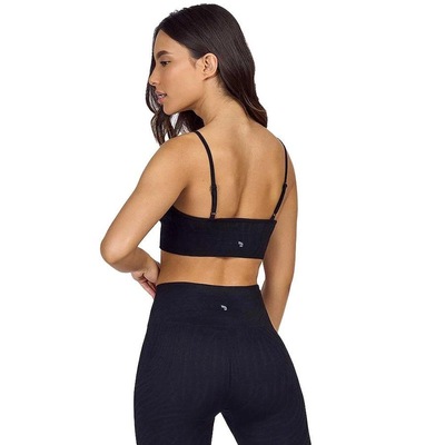 Top Fitness com Bojo Alto Giro Alcinha - Feminino - Foto 2
