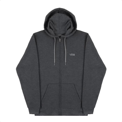 Blusão de Moletom Vans Core Basic Zip - Masculino - Foto 1